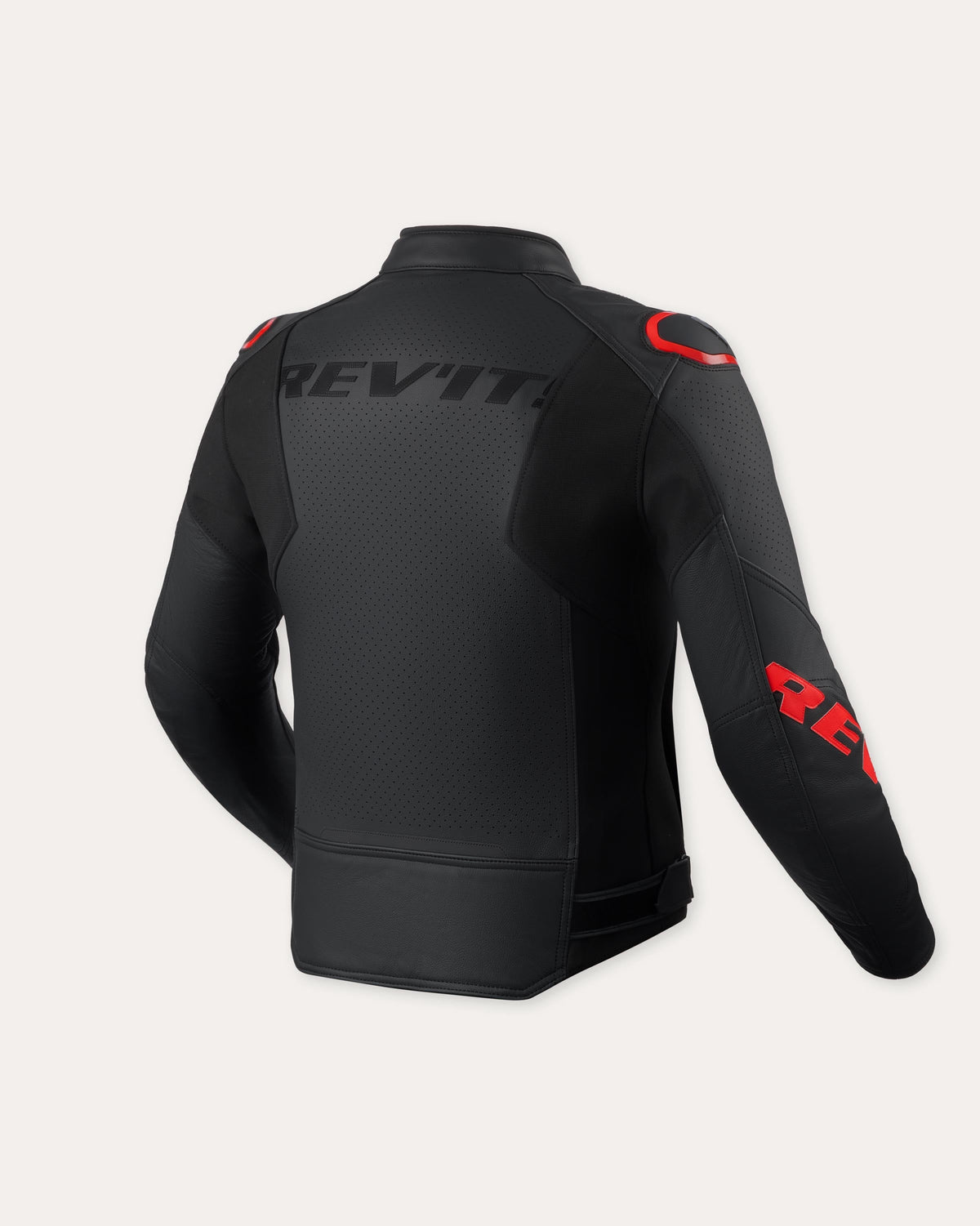 Back image: Quadratic - Black-Neon Red