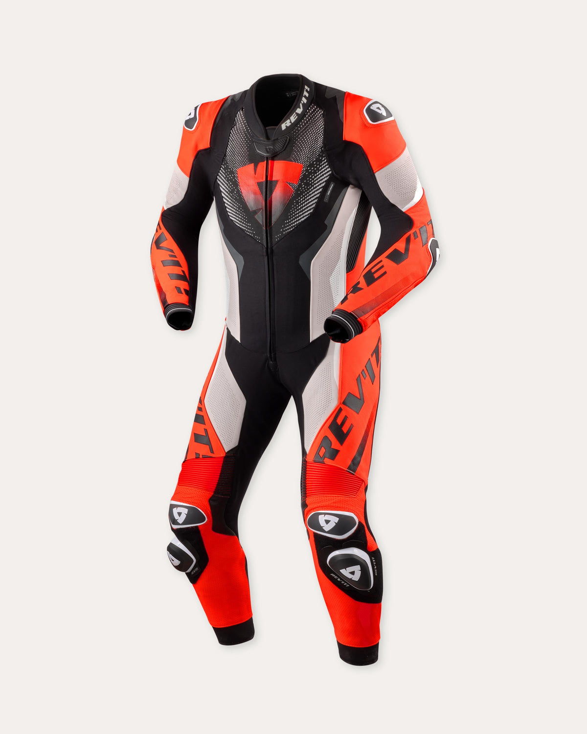 Front image: Hyperspeed 3 - Light Grey-Neon Red