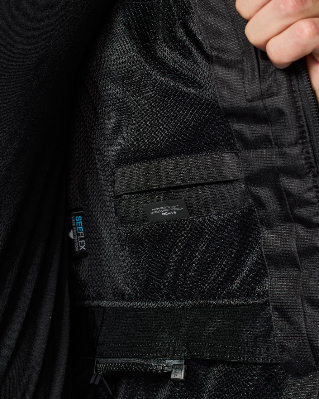 Jacket Hyperspeed 3 Pro | Black-Anthracite - Detail