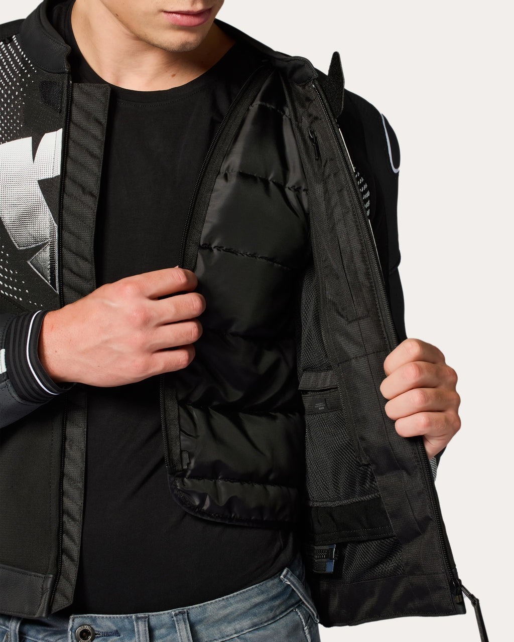 Jacket Hyperspeed 3 Air | Black-Neon Red - Detail