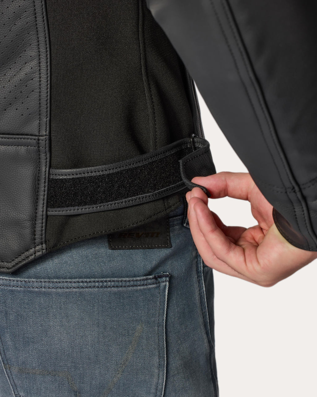 Jacket Quadratic | Black-Neon Red - Detail
