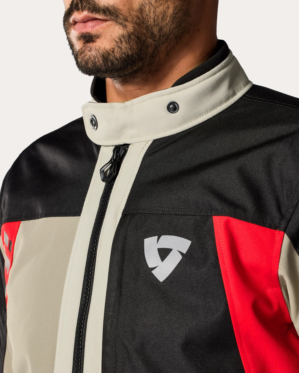Jacket Convergent H2O | Sand-Red - Detail