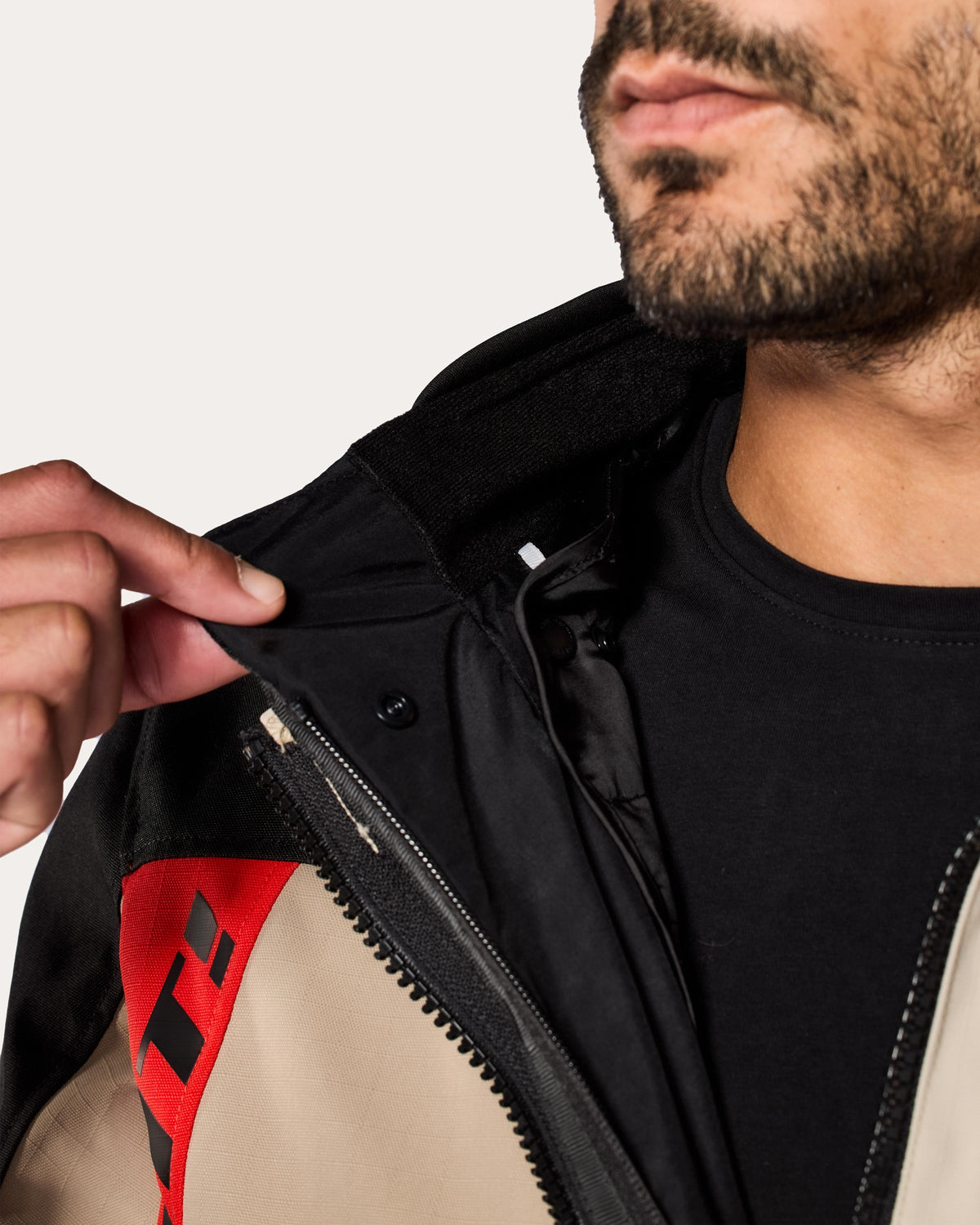 Jacket Convergent H2O | Sand-Red - Detail