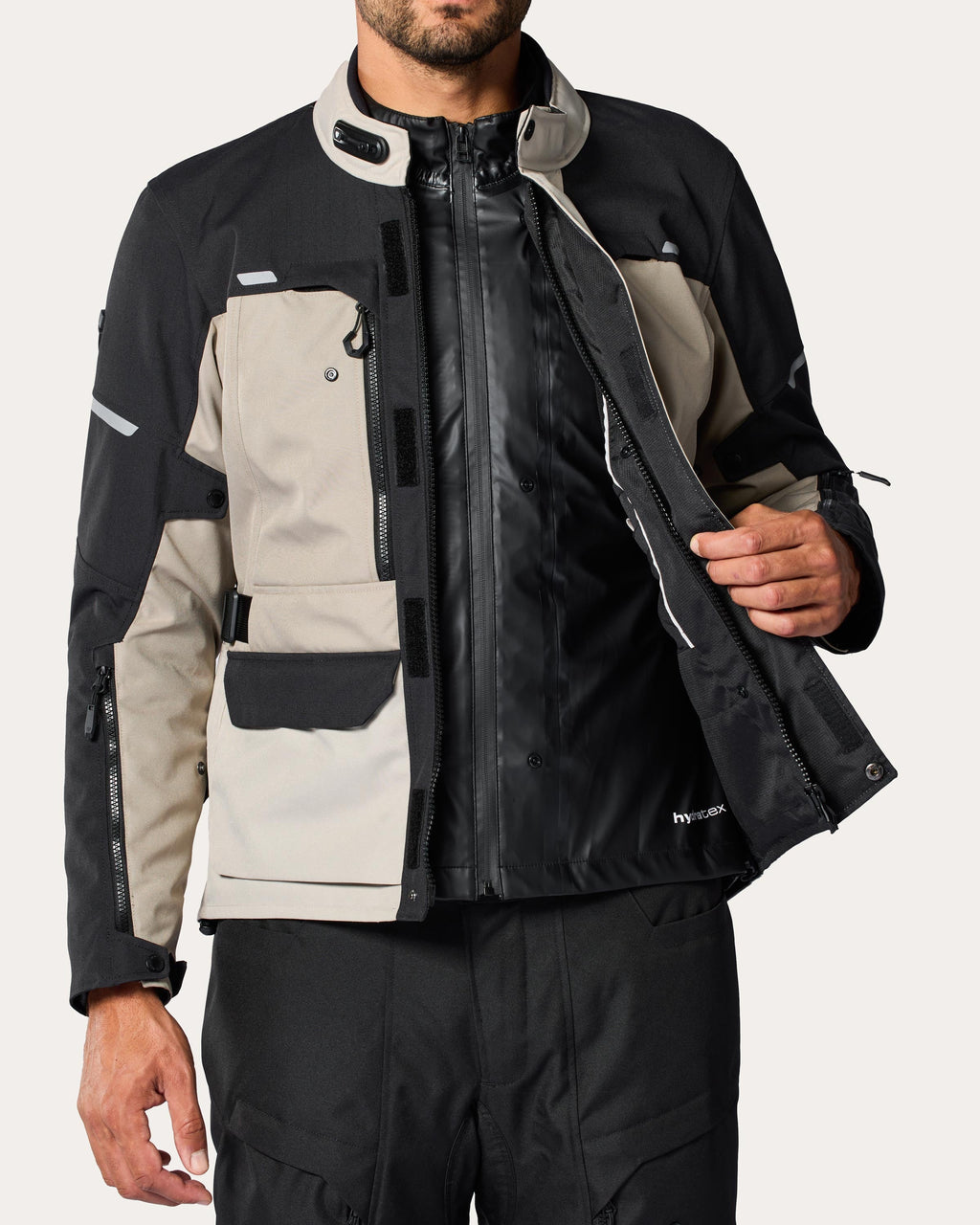 Jacket Outback 5 H2O | Anthracite-Black - Detail