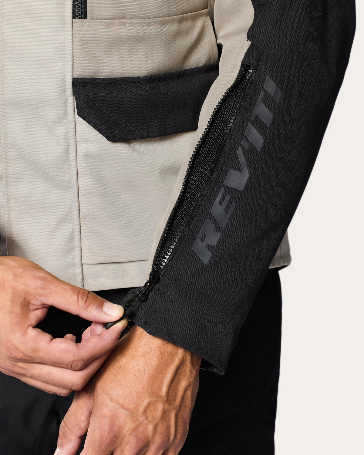 Jacket Outback 5 H2O | Sand-Black - Detail