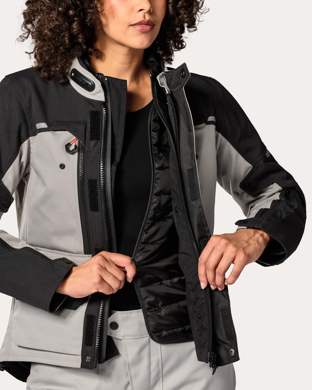 Jacket Outback 5 H2O Ladies | Black - Detail
