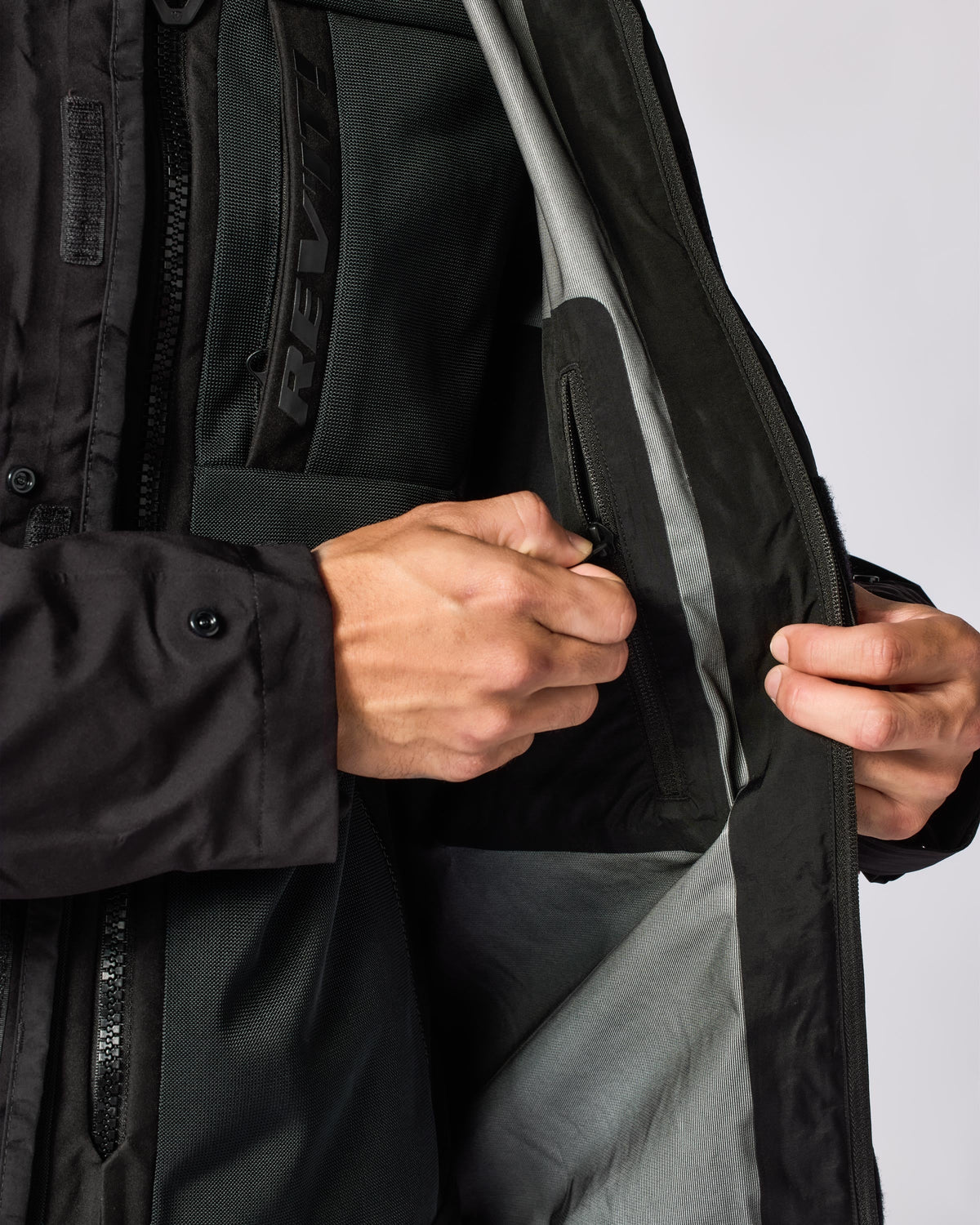 Jacket Highcrest H2O | Silver - Detail