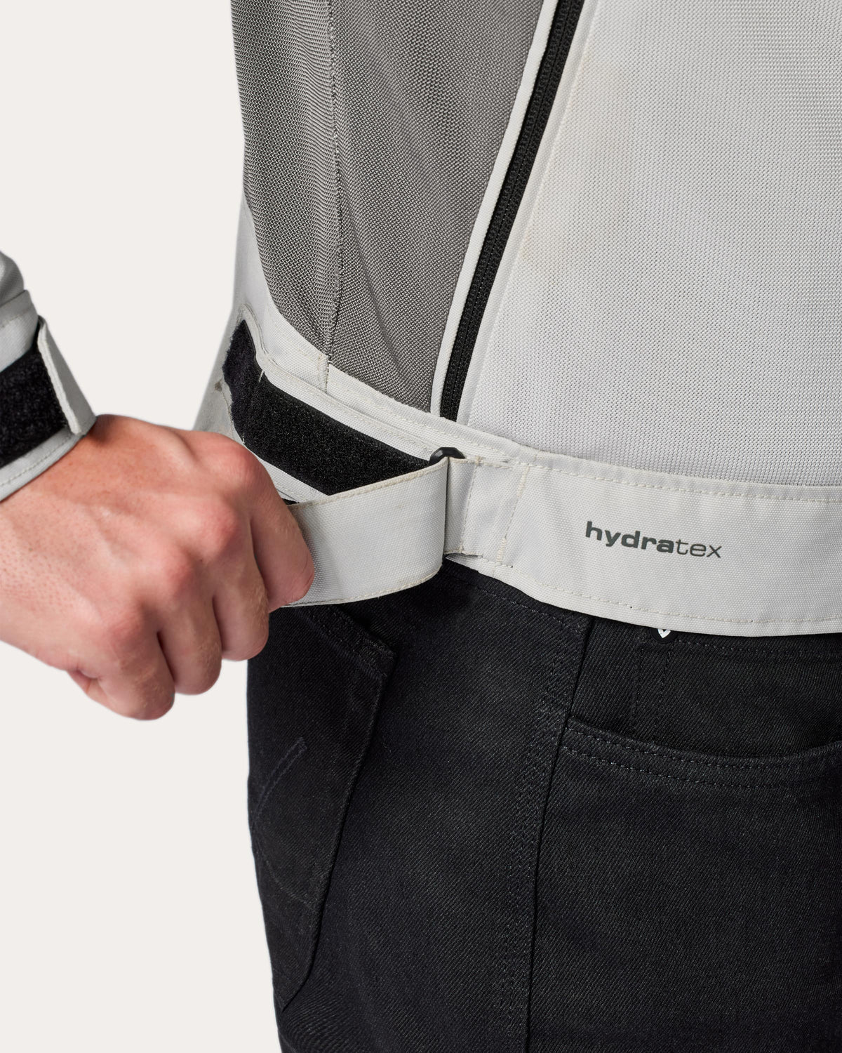 Jacket Torque 3 H2O | Light Grey-Red - Detail