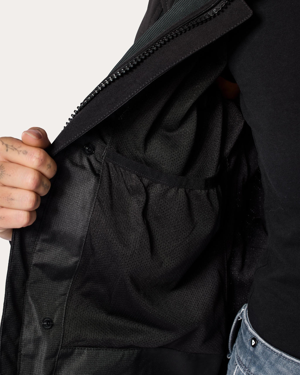 Jacket Highcrest H2O Ladies | Black - Detail
