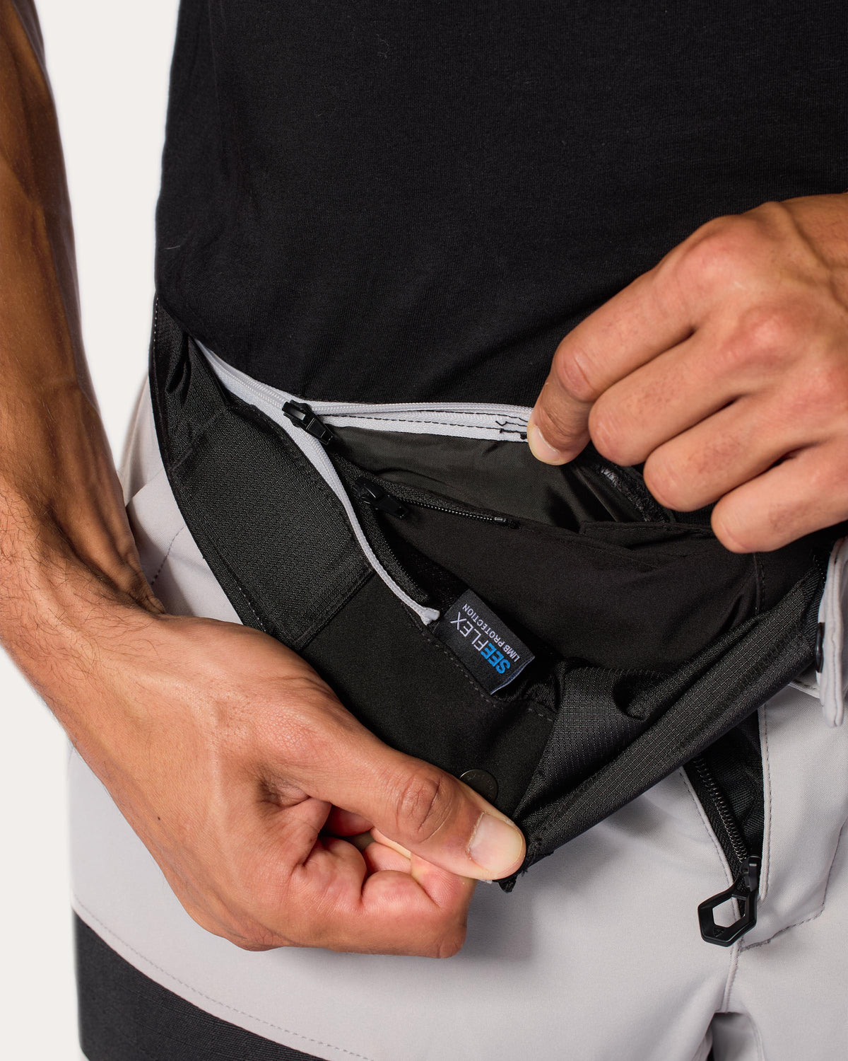 Pants Offtrack 3 H2O | Silver-Black - Detail