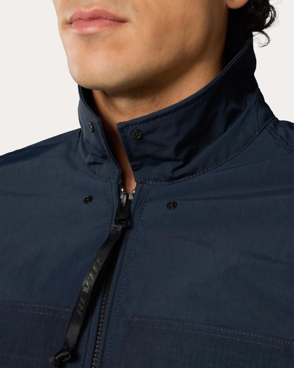 Overshirt Yaletown | Dark Blue - Detail