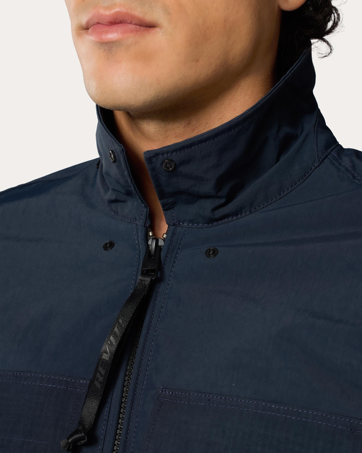 Overshirt Yaletown | Dark Blue - Detail