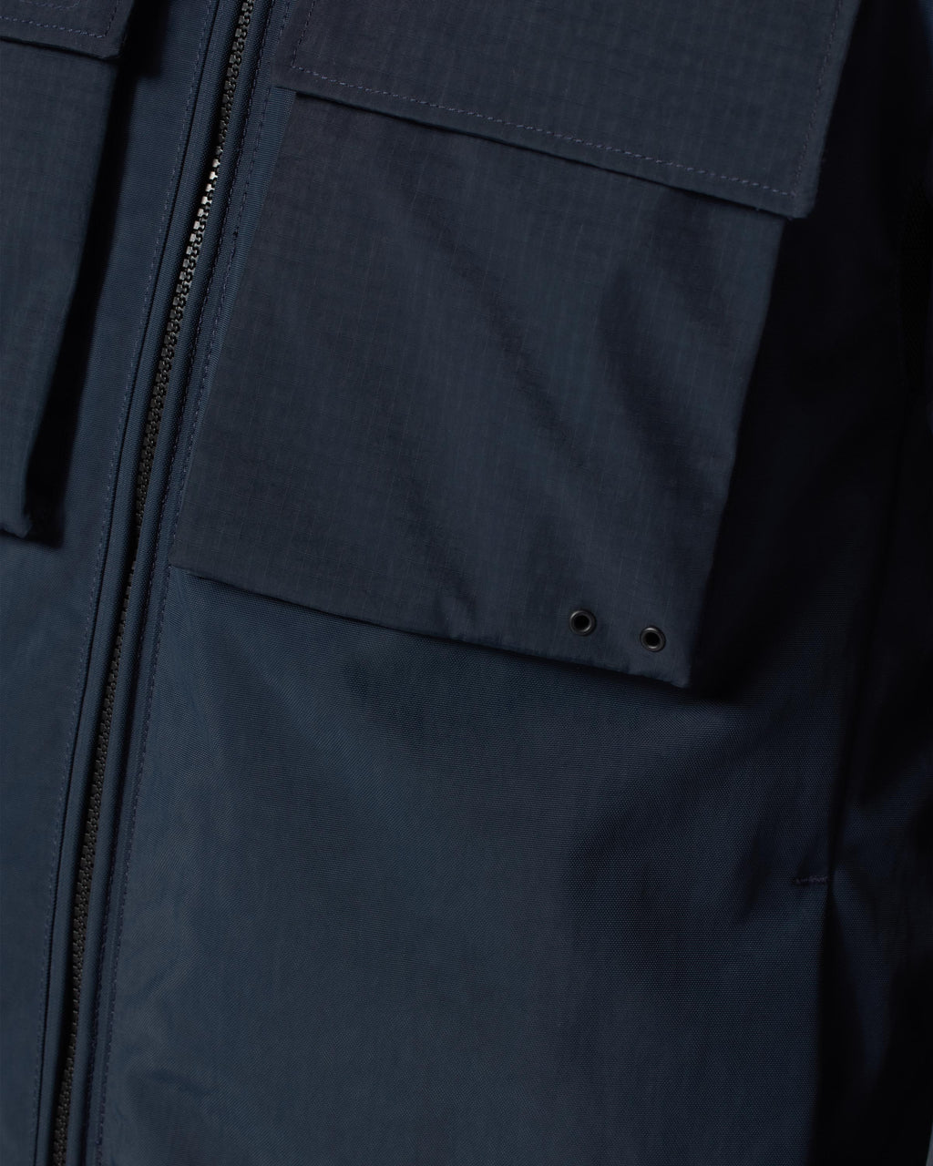 Overshirt Yaletown | Dark Blue - Detail