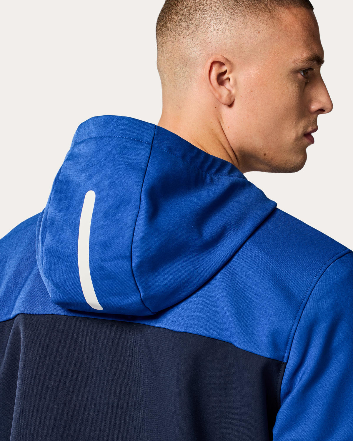 Hoodie Andon | Blue-Blue - Detail