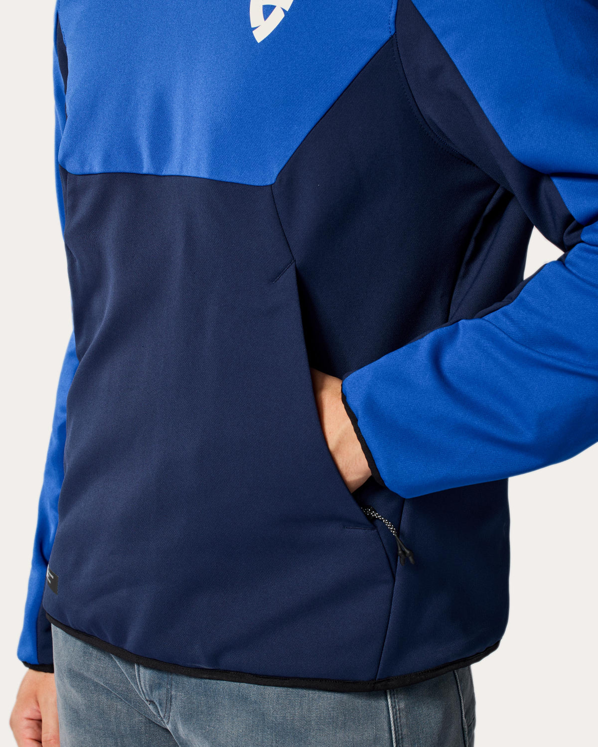Hoodie Andon | Blue-Blue - Detail