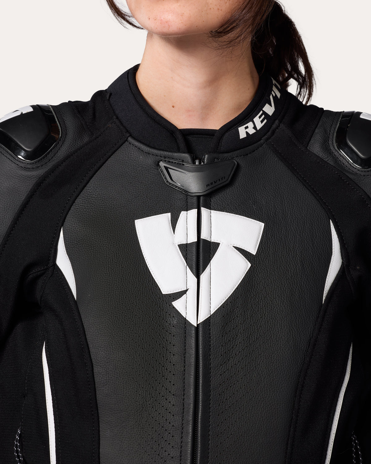 Jacket Xena 4 Pro Ladies | Black-Neon Red - Detail