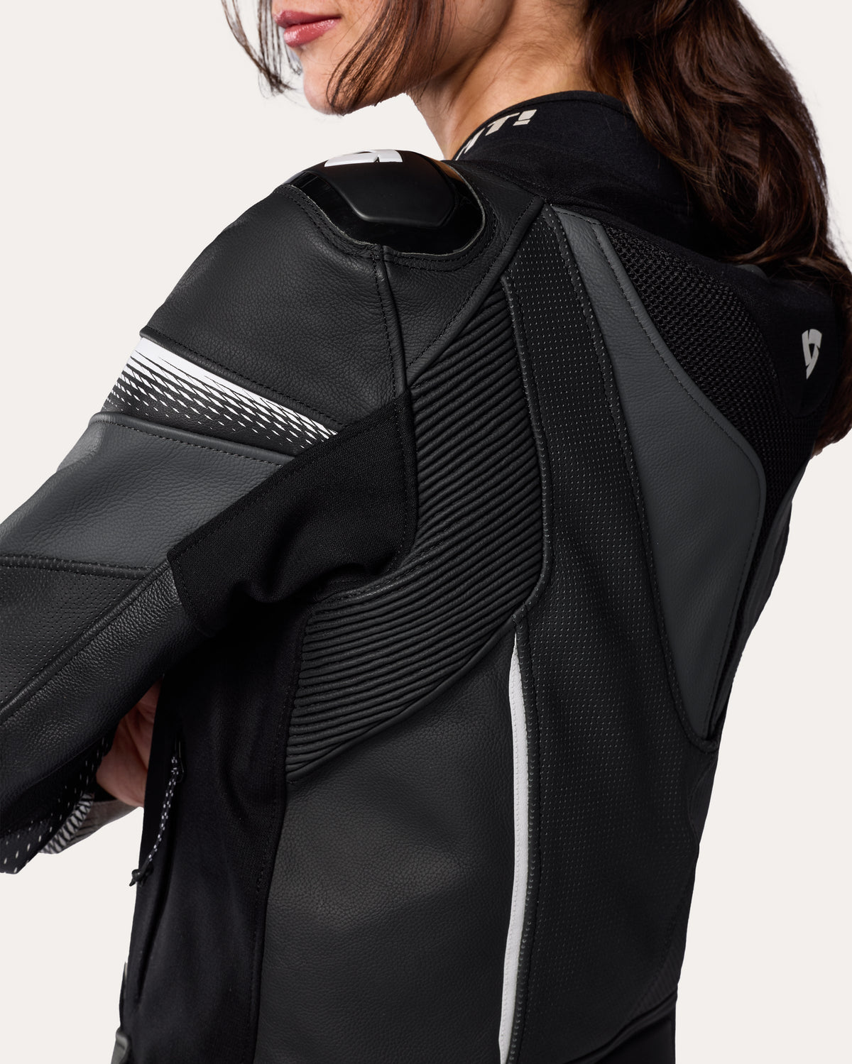Jacket Xena 4 Pro Ladies | Black-White - Detail