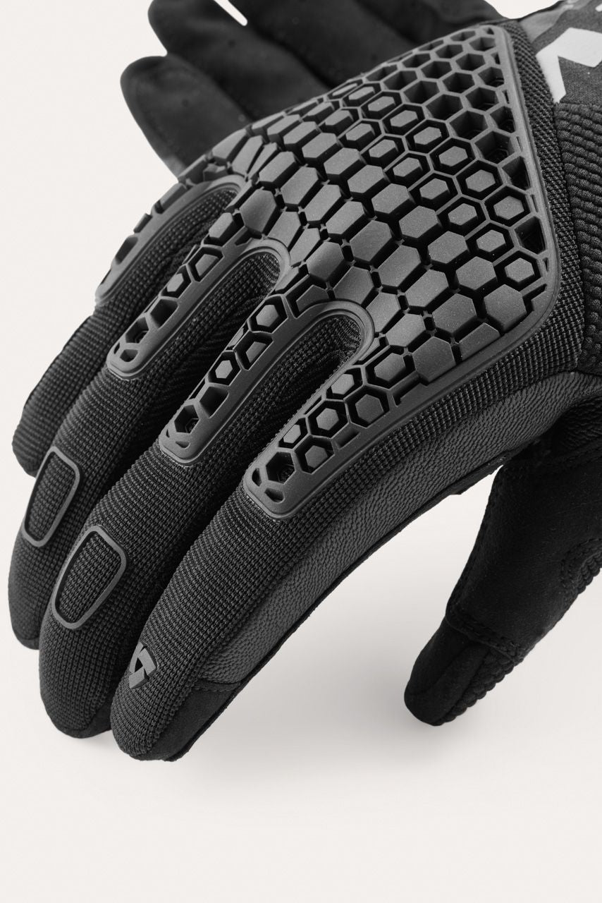 Gloves Mangrove 2 | Black-Ocher Yellow - Detail