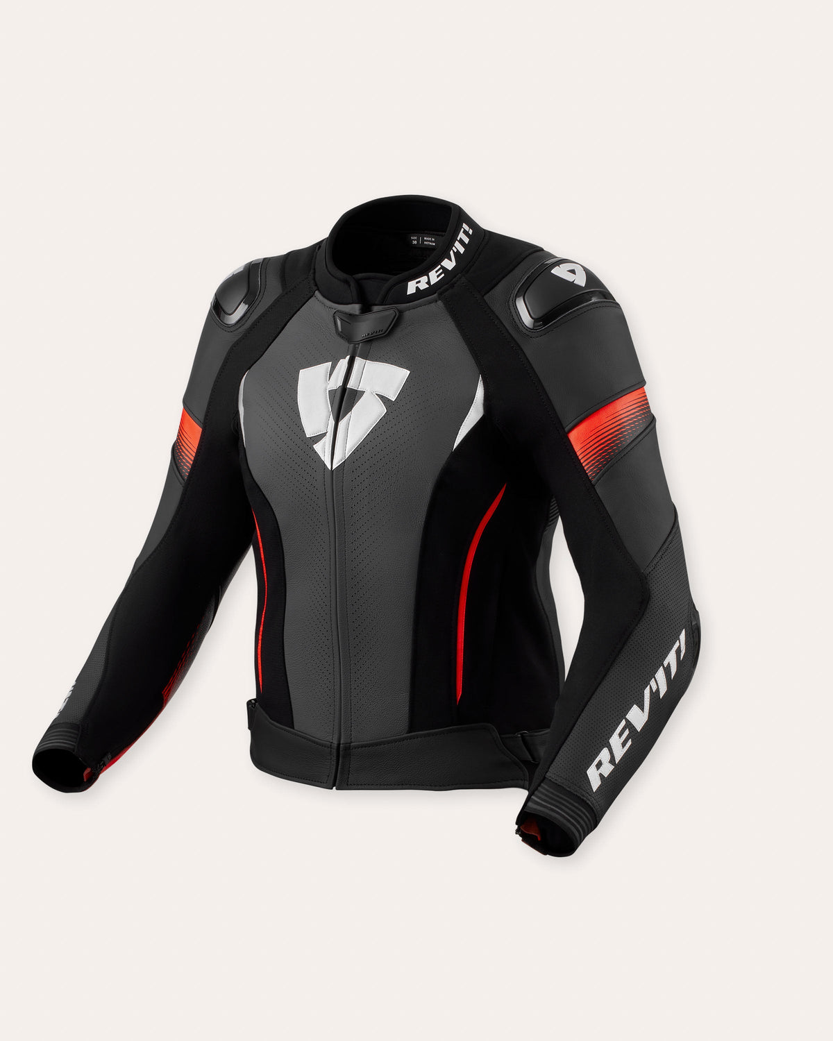 Front image: Xena 4 Pro Ladies - Black-Neon Red