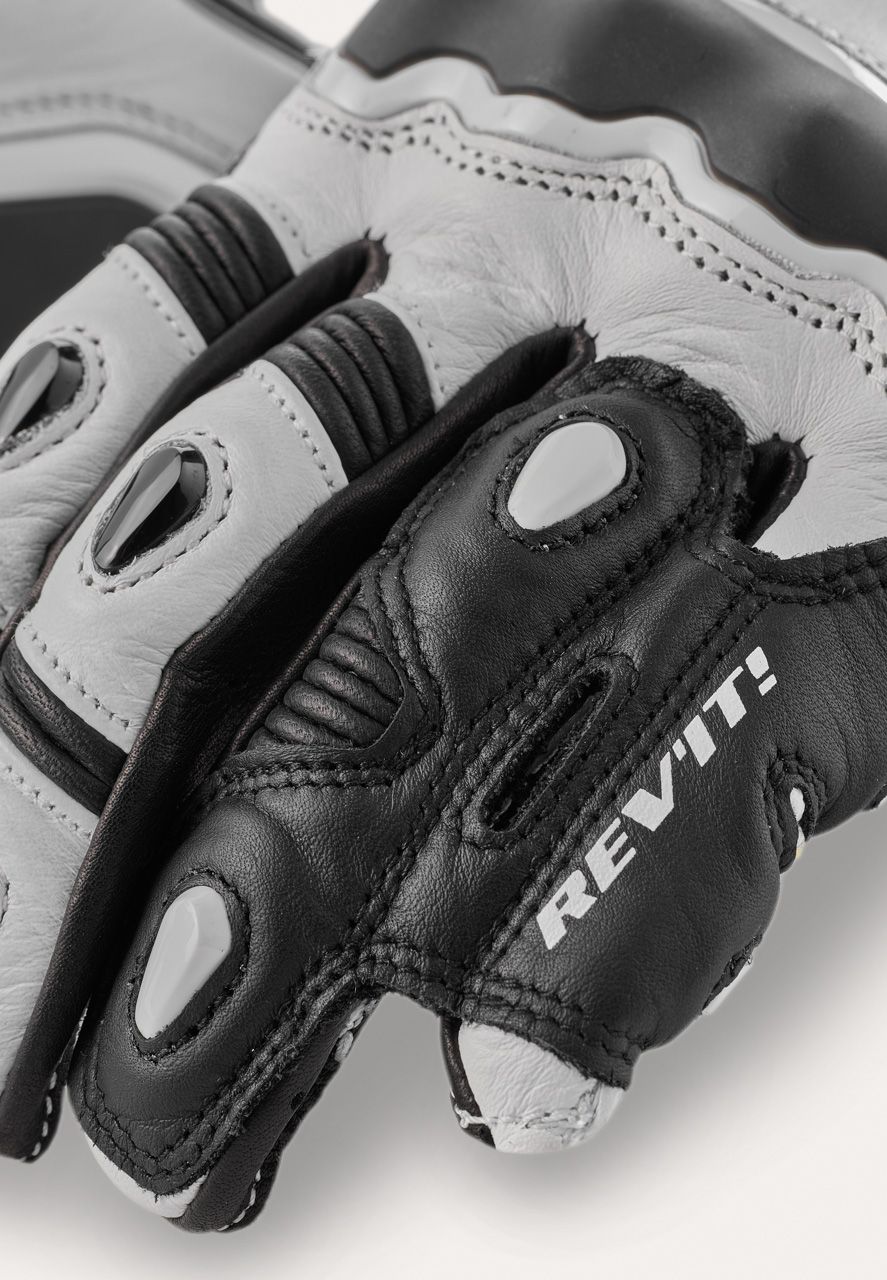 Gloves  Jerez 4 | White-Black - Detail