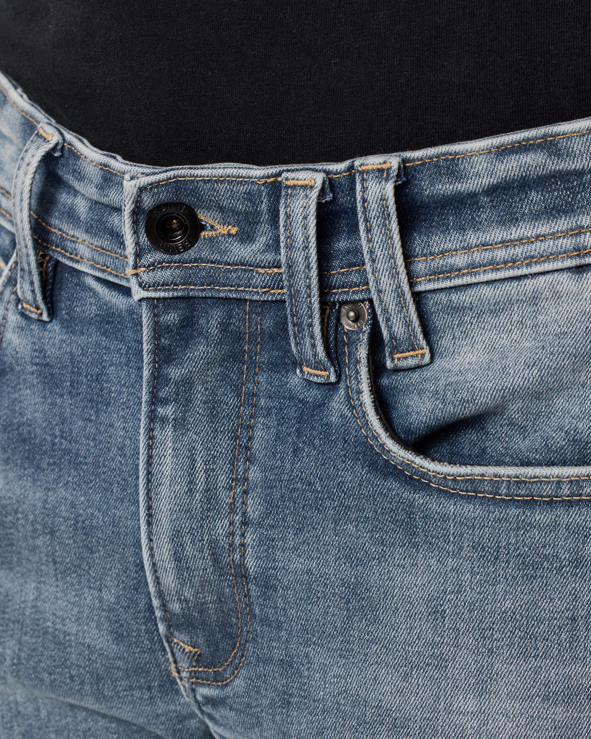Jeans Detroit 3 Tapered | Dark Blue Used - Detail