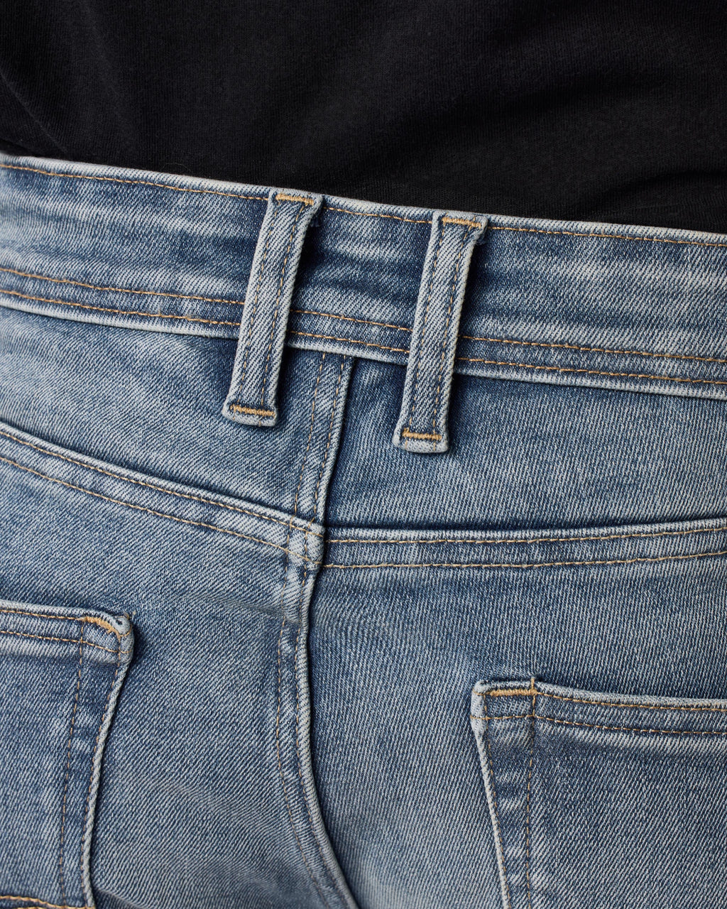 Jeans Detroit 3 Tapered | Dark Black Stone - Detail