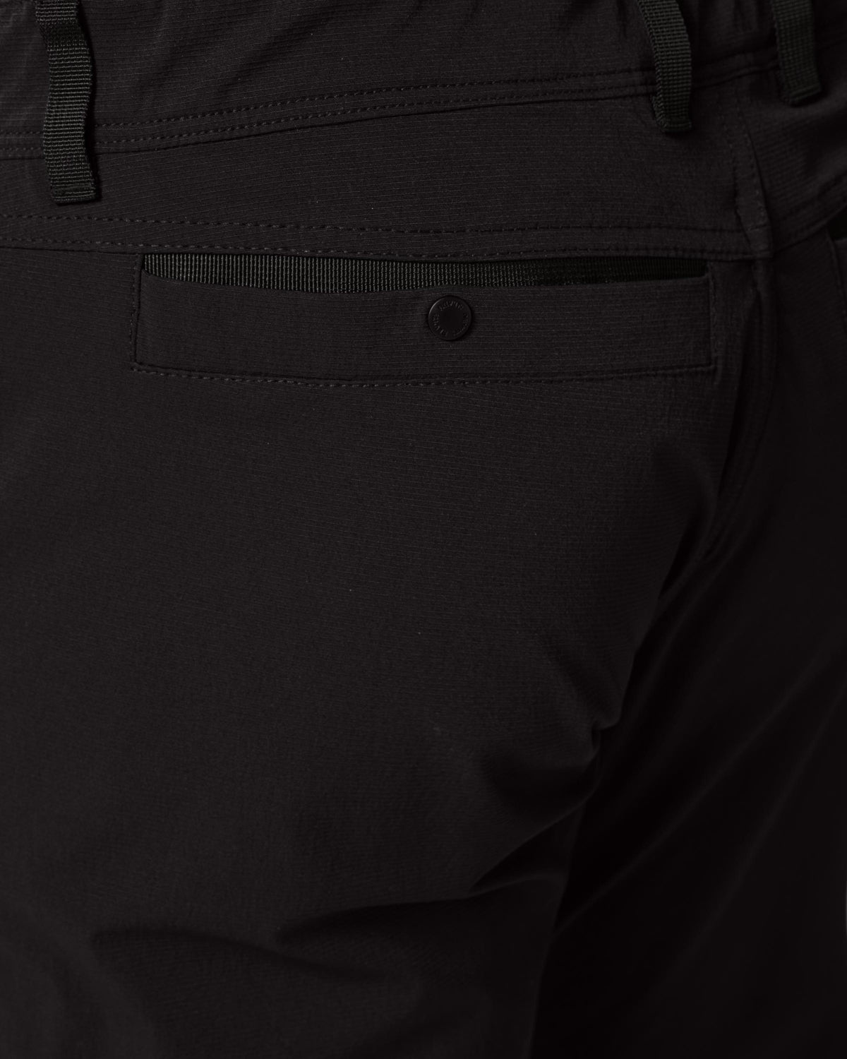 Chino Terry Skinny | Black - Detail