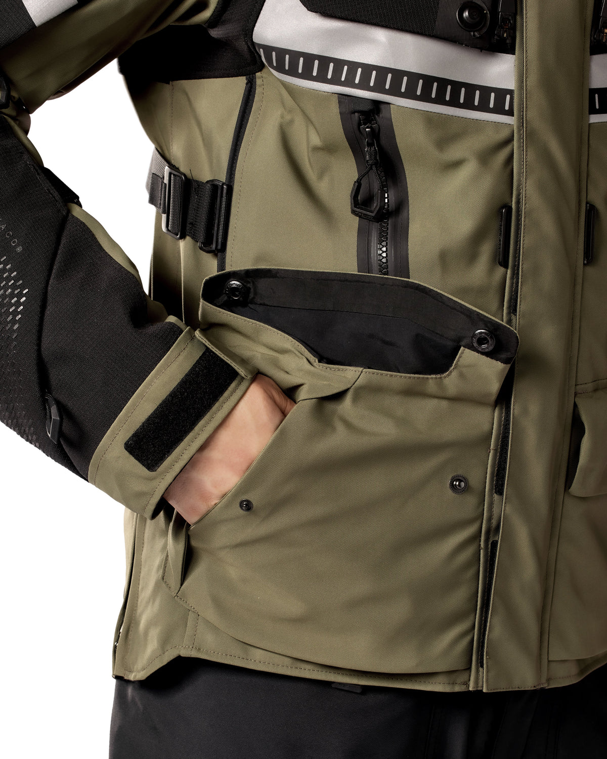 Jacket Dominator 3 GTX | Black-Dark Green - Detail