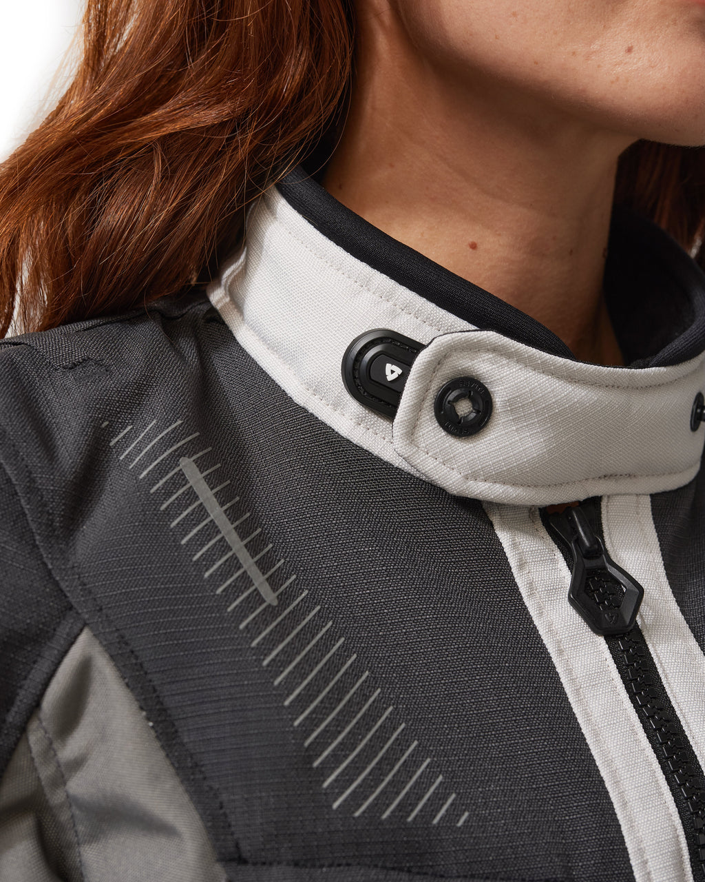 Jacket  Sand 5 H2O Ladies | Silver-Anthracite - Detail