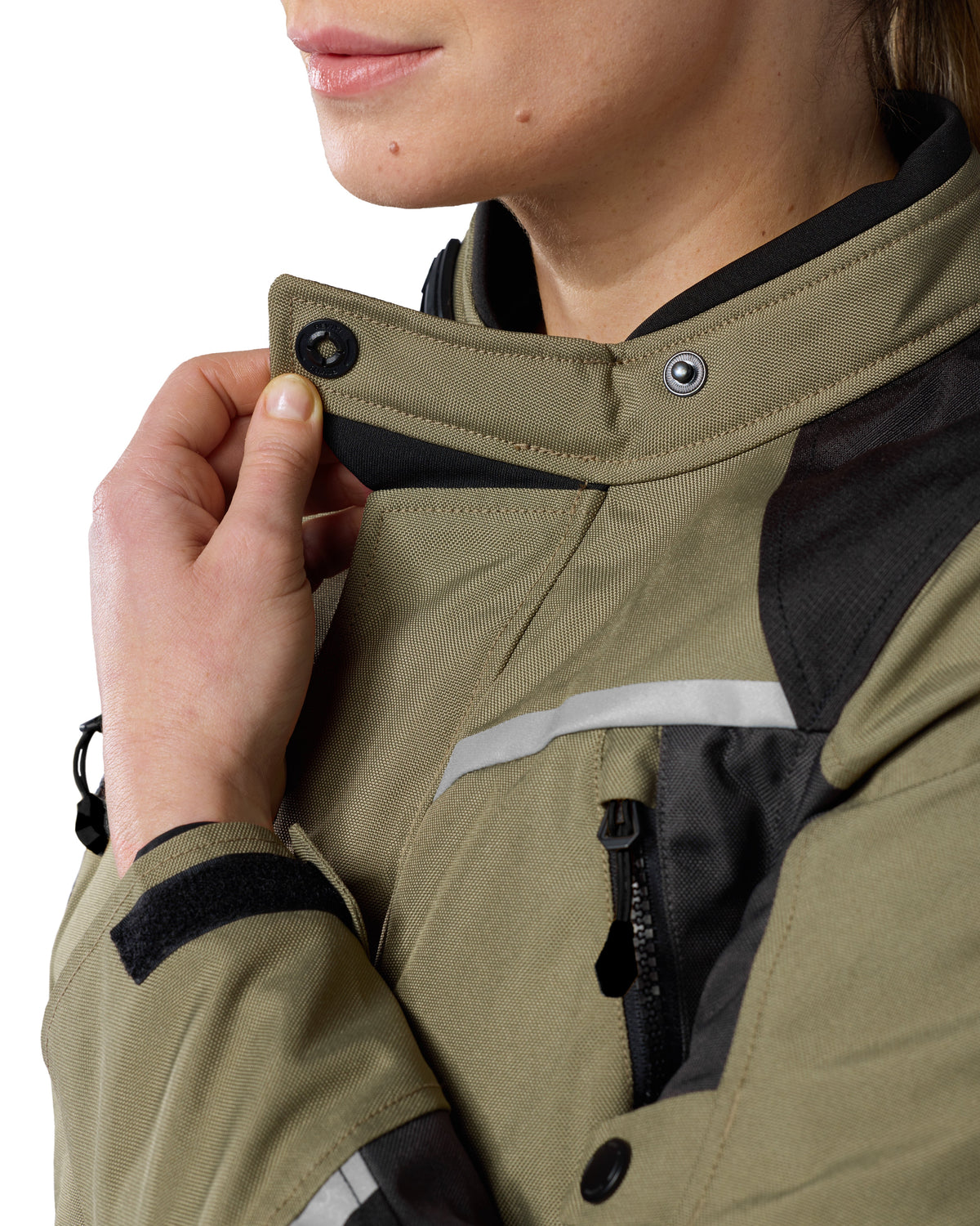 Jacket Voltiac 3 H2O Ladies | Green-Anthracite - Detail