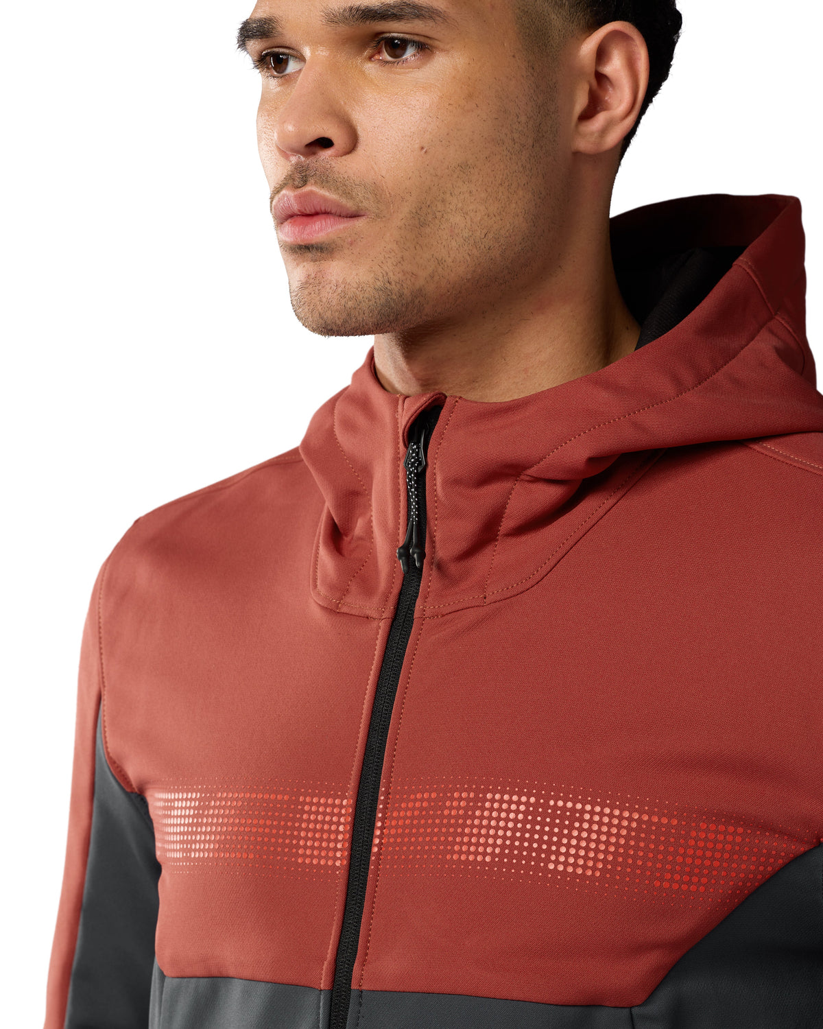 Hoodie Parabolica 2 | Black - Detail