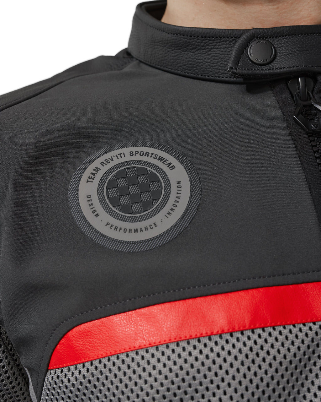 Jacket Swiftblade | Black-Red - Detail