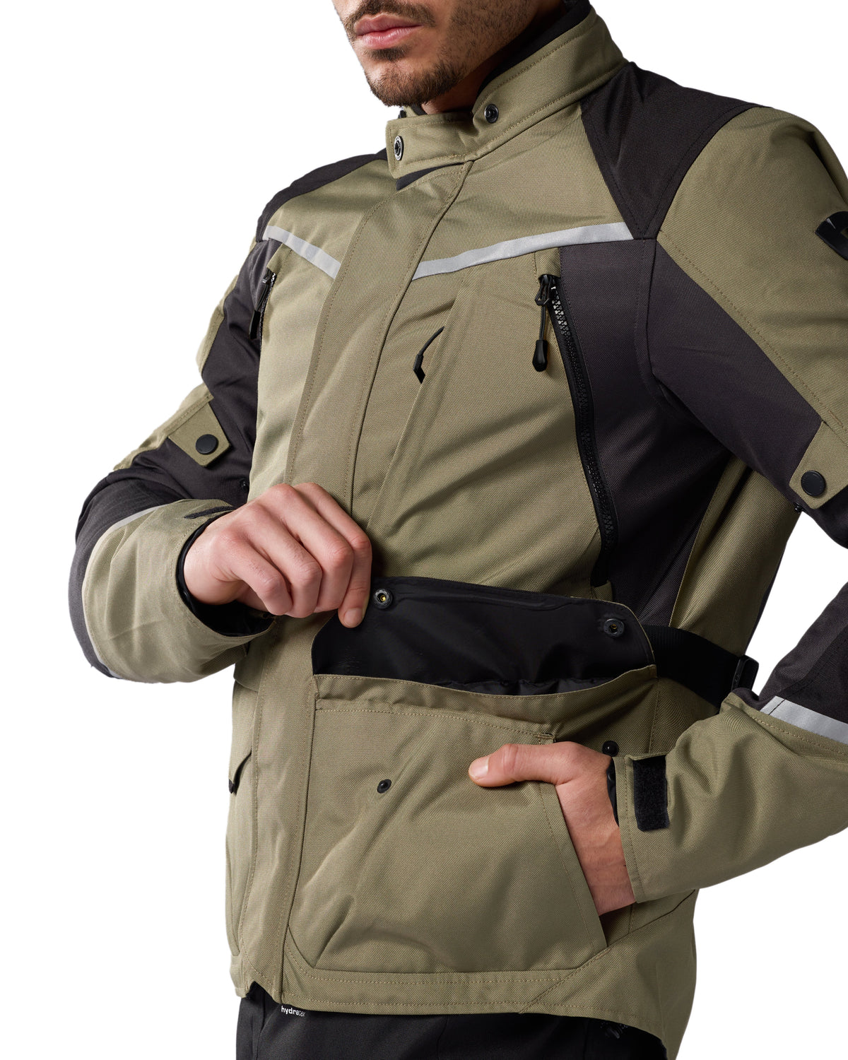 Jacket Voltiac 3 H2O | Silver-Black - Detail