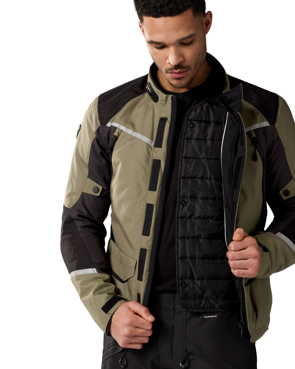 Jacket Voltiac 3 H2O | Green-Anthracite - Detail
