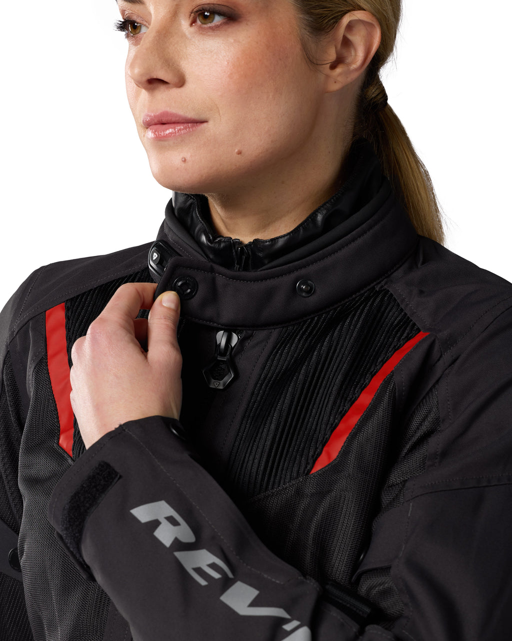Jacket Levante 2 H2O Ladies | Dark Red - Detail