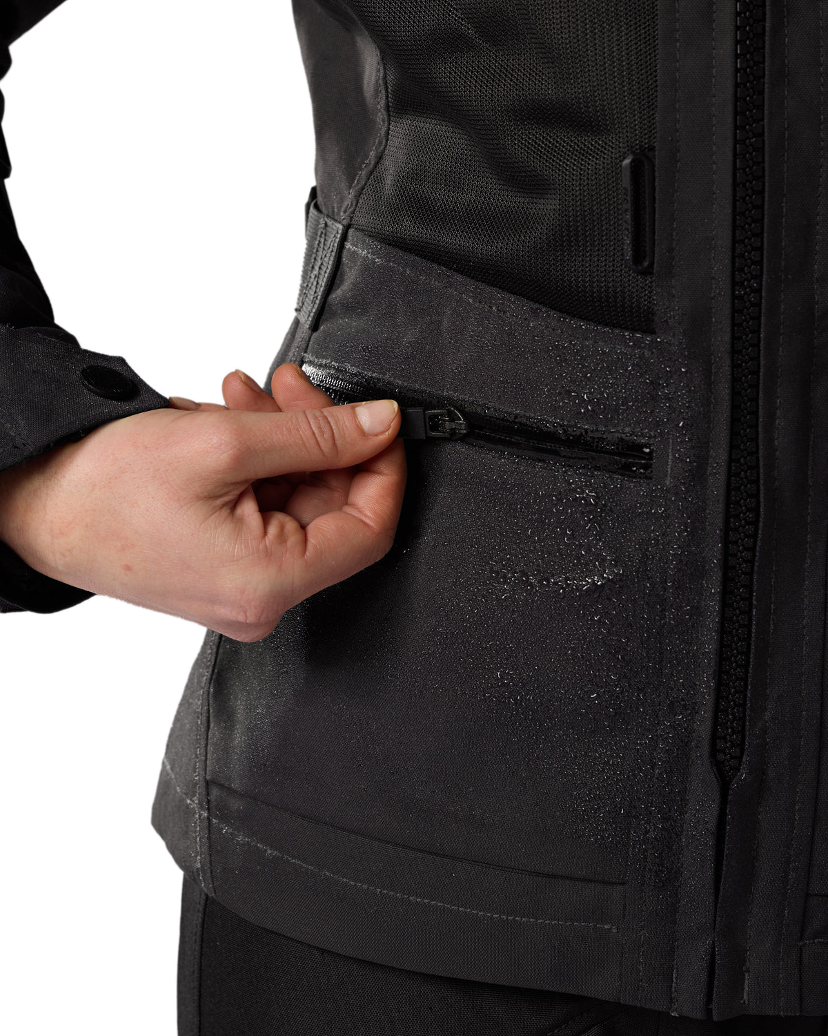 Jacket Levante 2 H2O Ladies | Dark Red - Detail