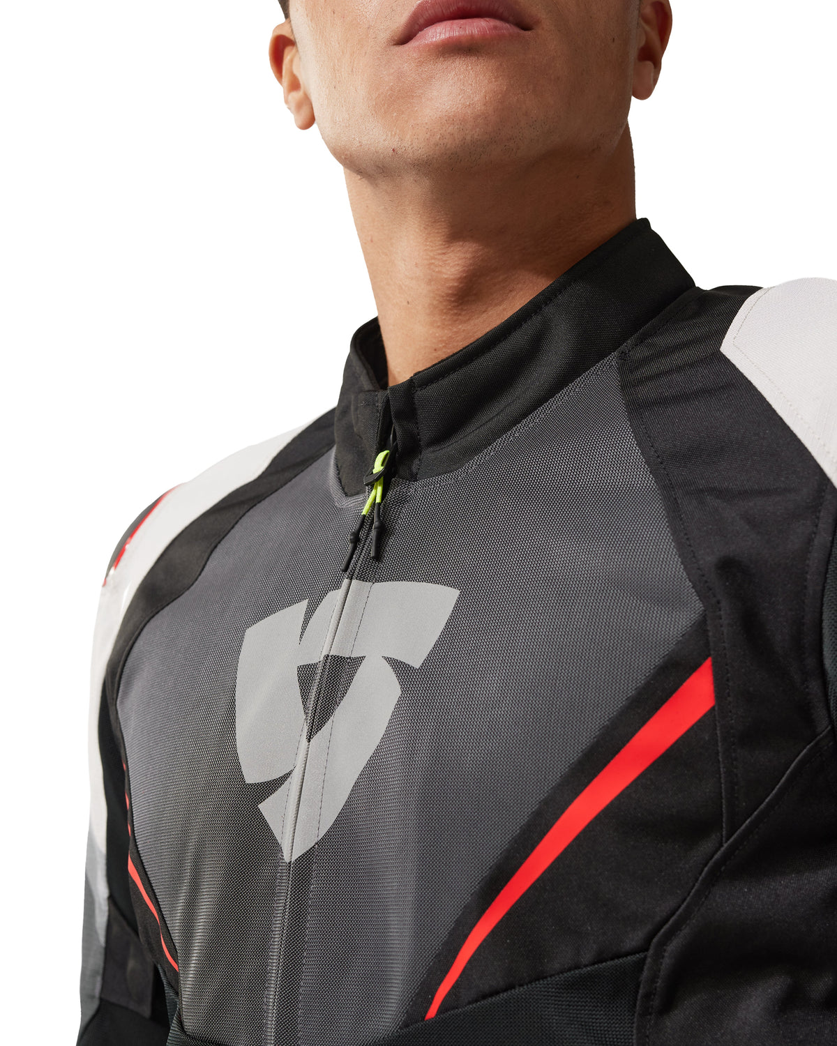 Jacket Quantum 3 Air | Grey-Red - Detail