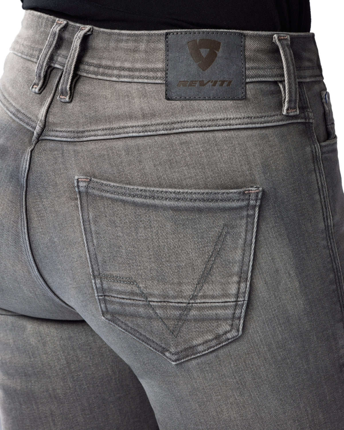 Jeans Shelby 3 Skinny Ladies | Medium Grey Used - Detail