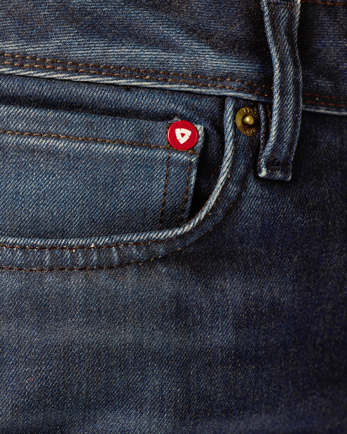Jeans Harper Tapered Ladies | Dark Blue Used - Detail