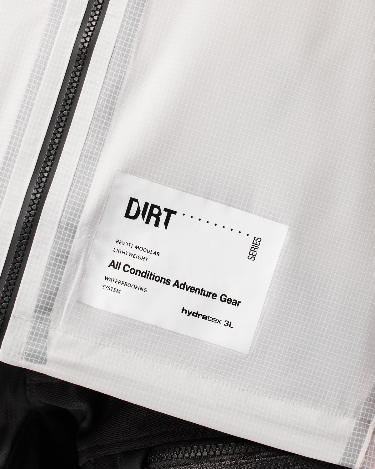 Rain Jacket Barrier 2 H2O | White - Detail