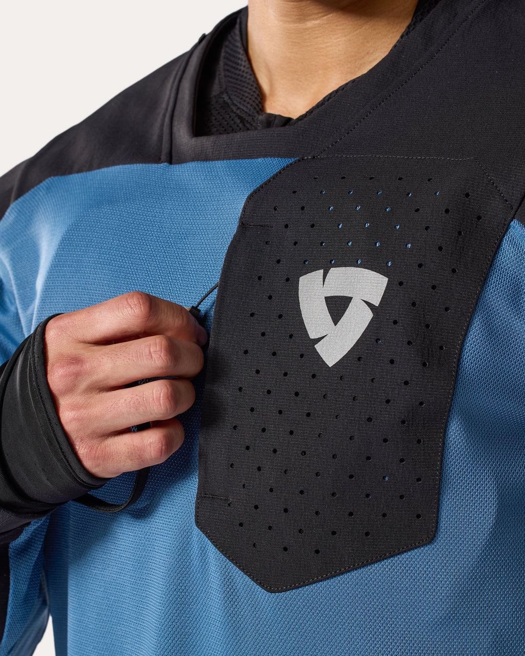 Jersey Sierra 2 | Blue-Black - Detail