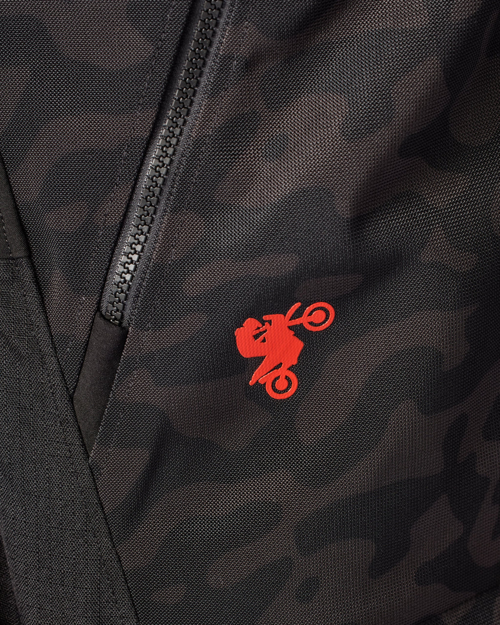 Jacket Africa | Black-Red - Detail