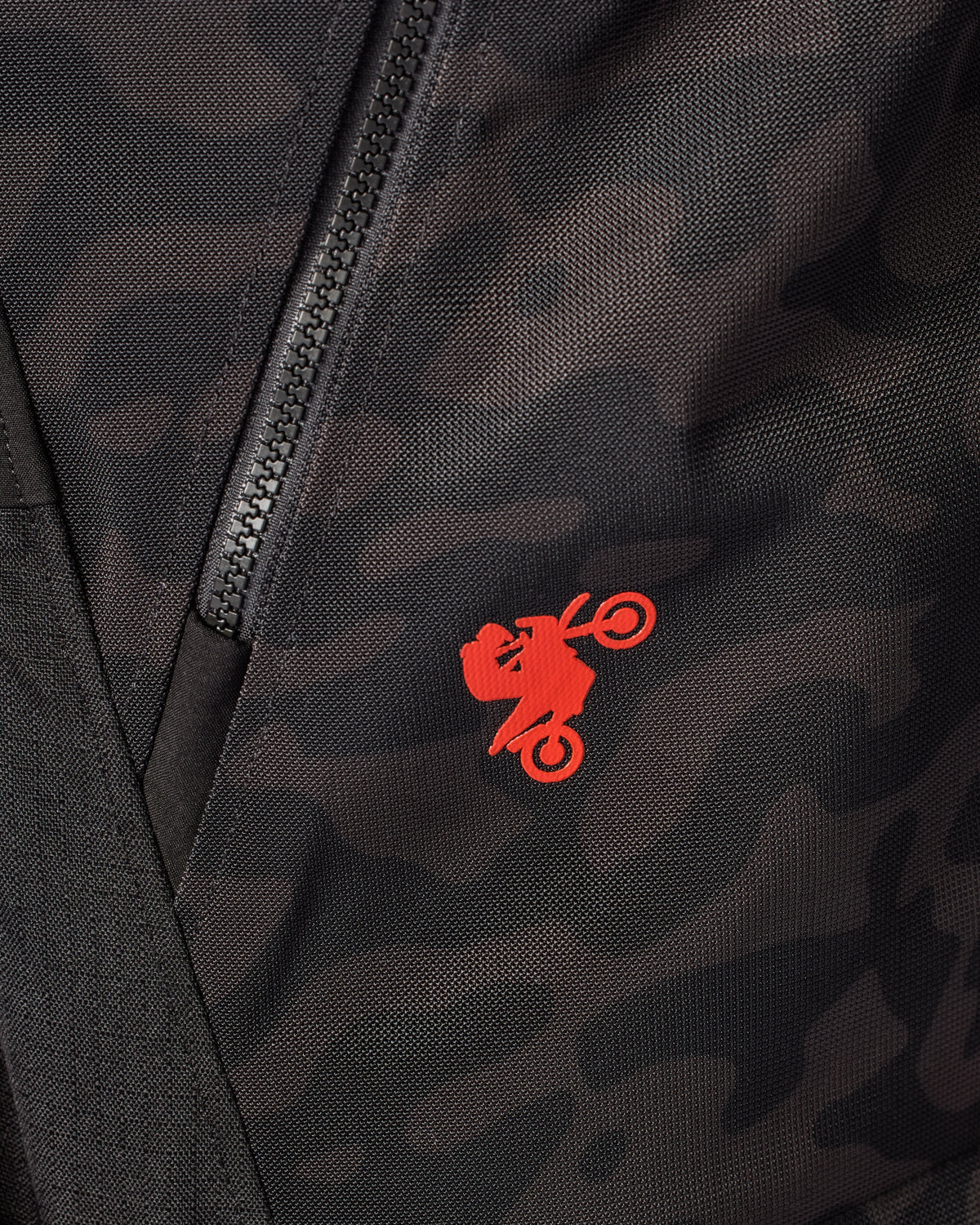Jacket Africa | Black-Red - Detail