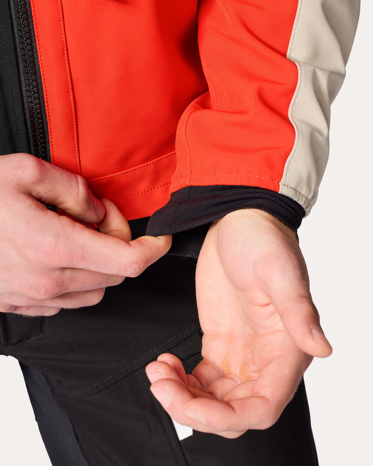Jacket Morocco | Sand-Red - Detail