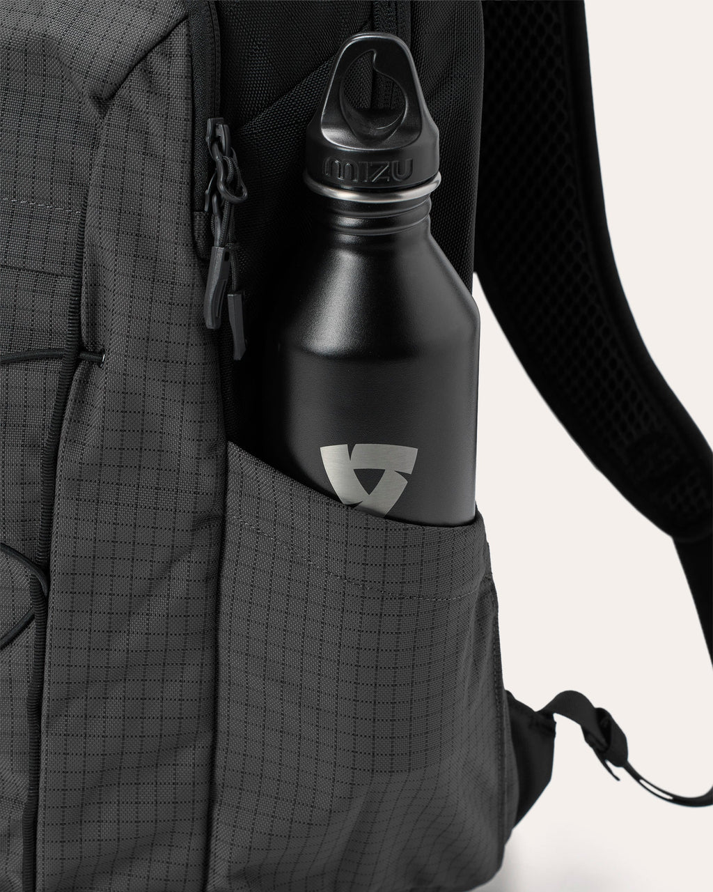 Backpack Saroa | Grey-Black - Detail