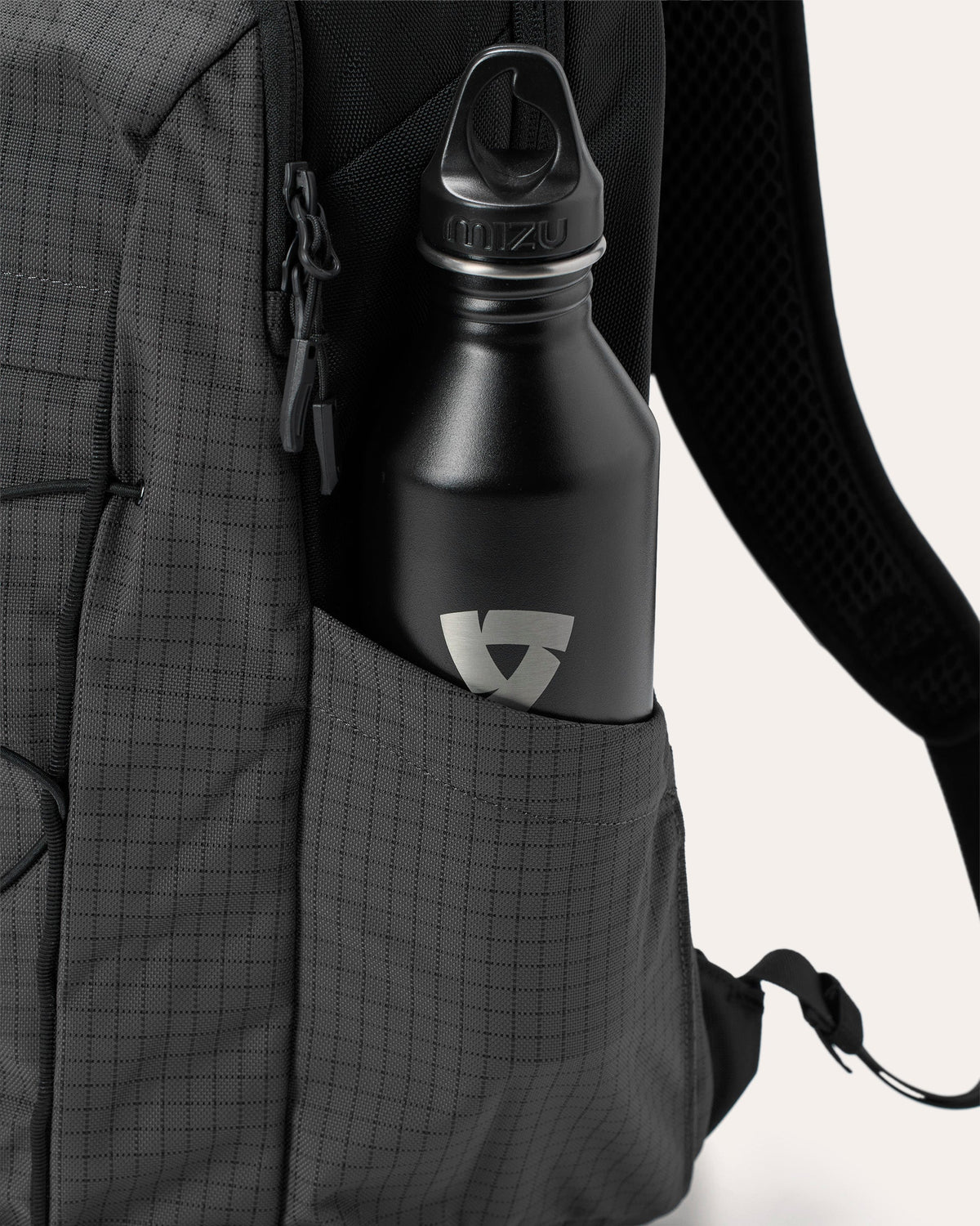 Backpack Saroa | Grey-Black - Detail