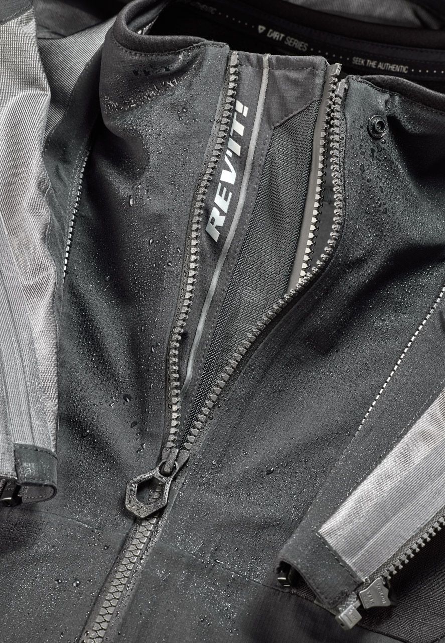 Jacket Convergent H2O Ladies | Silver-Black - Detail