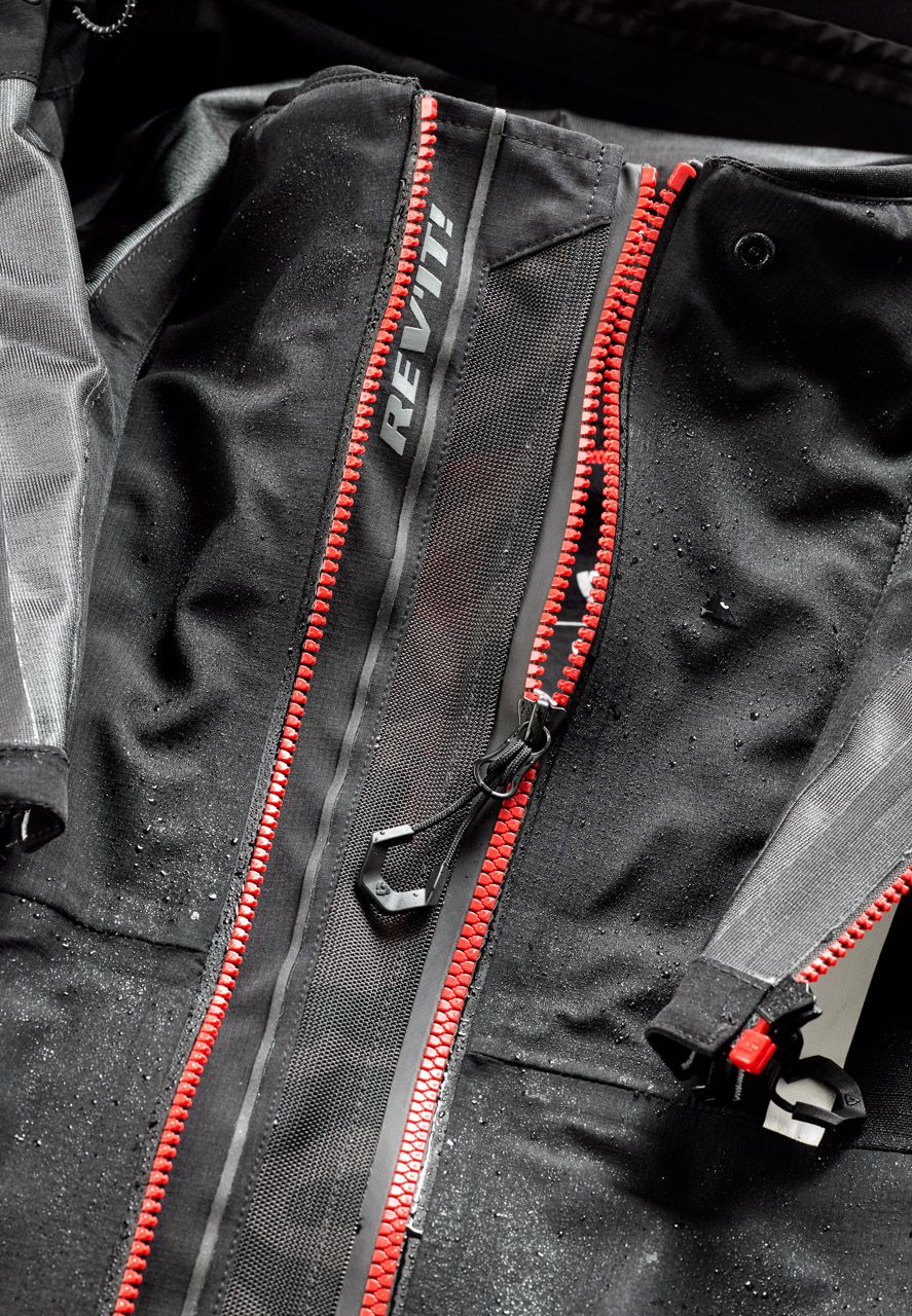 Jacket Vision H2O | Black-Red - Detail
