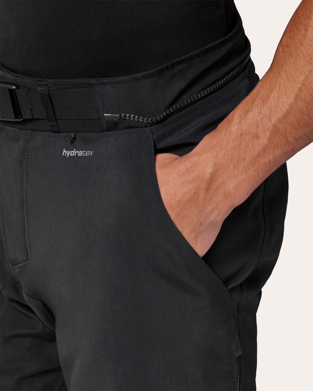 Pants Fractal H2O | Black - Detail