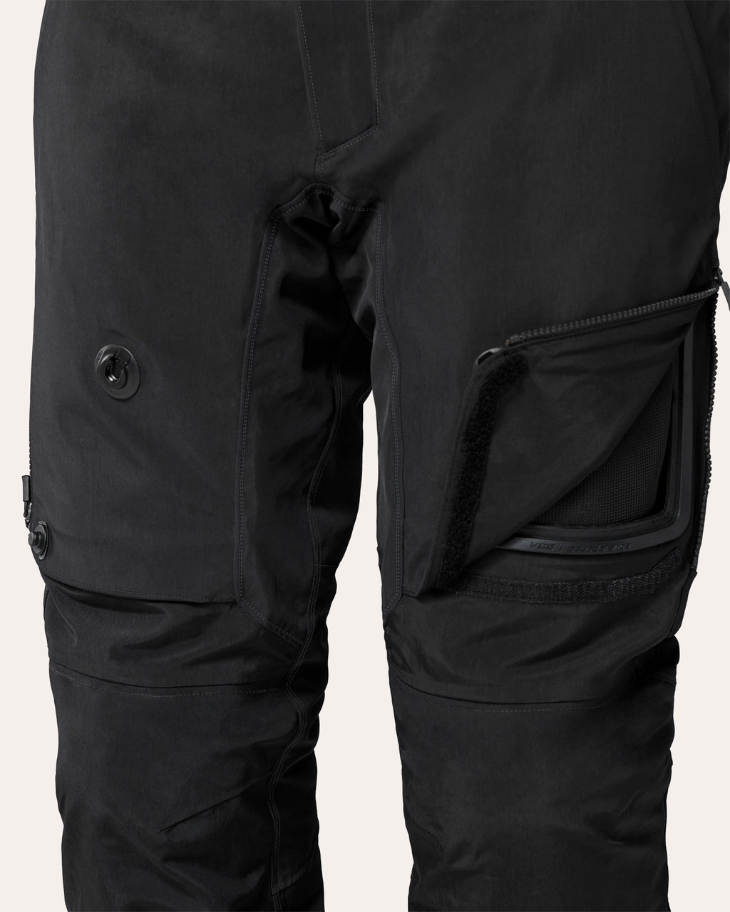 Pants Fractal H2O | Black - Detail